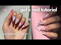 How to do gel x nails at home  amazon products full tutorial easy born pretty polish