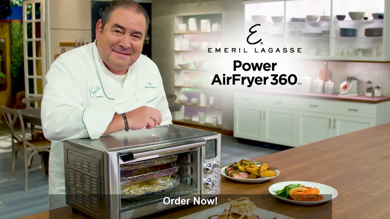 Emeril Lagasse Power Air Fryer 360 . Cooking Fries And Wings 