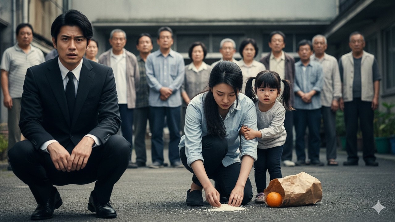 配給の列に元妻。彼女の隣にいたのは、俺にそっくりな少女だった。