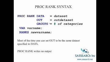 Advanced SAS Programming Part 5 - Random Number Functions and SRS