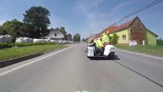 Slovácký okruh 2024 sidecar onboard