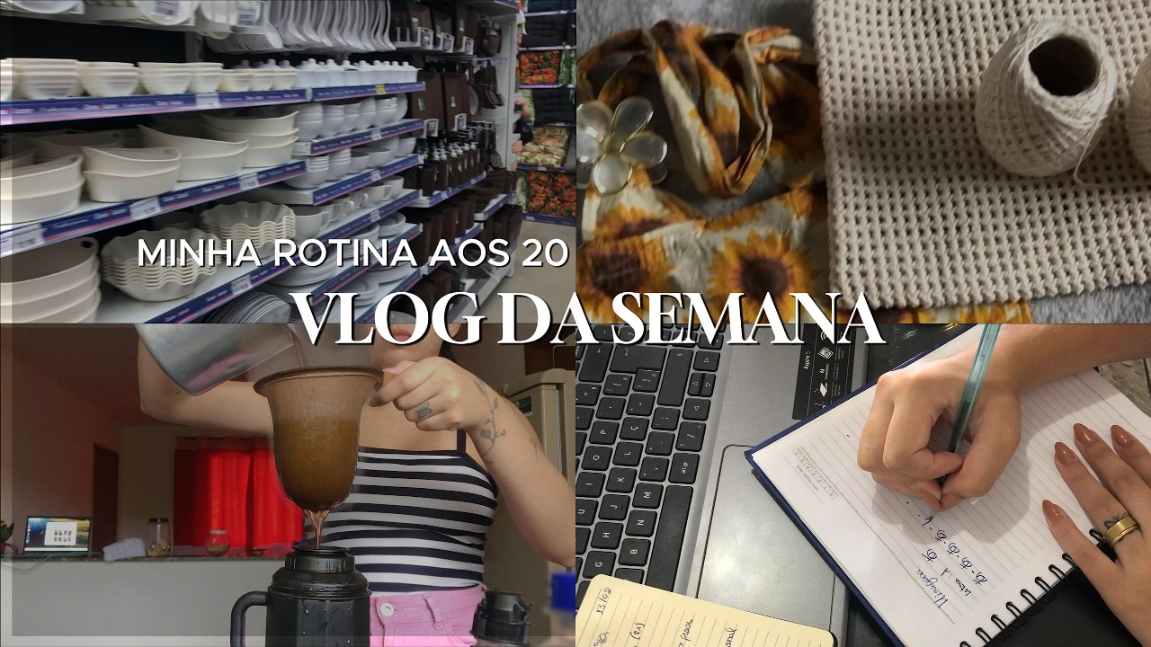 Dias produtivos: comprinhas, estudando japonês, finalizando uma bolsa de crochê e trabalho