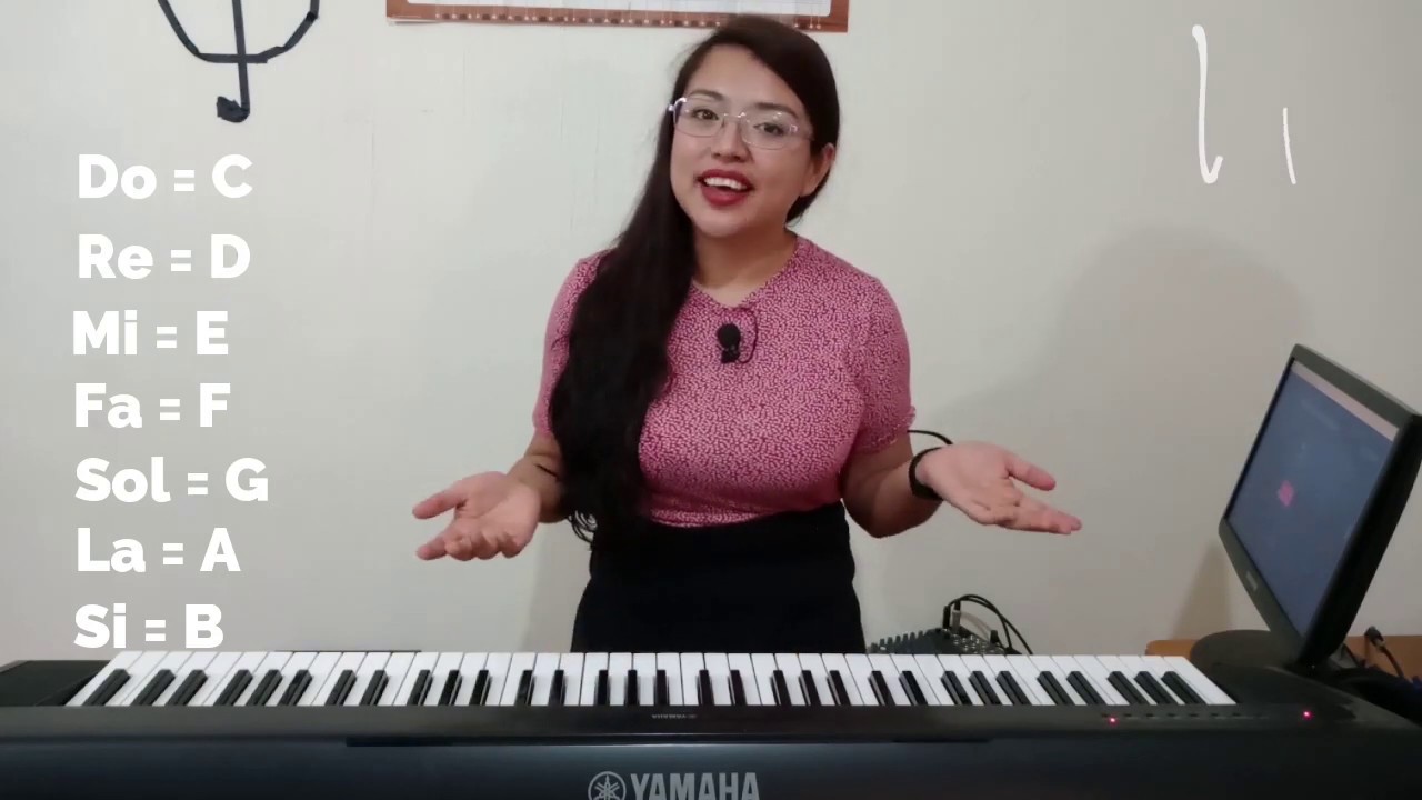 Notas musicales y cifrado ingles (Clase 1) /Clases de música YouTube