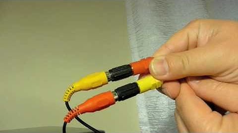 Connecting PS2 to Portable DVD player