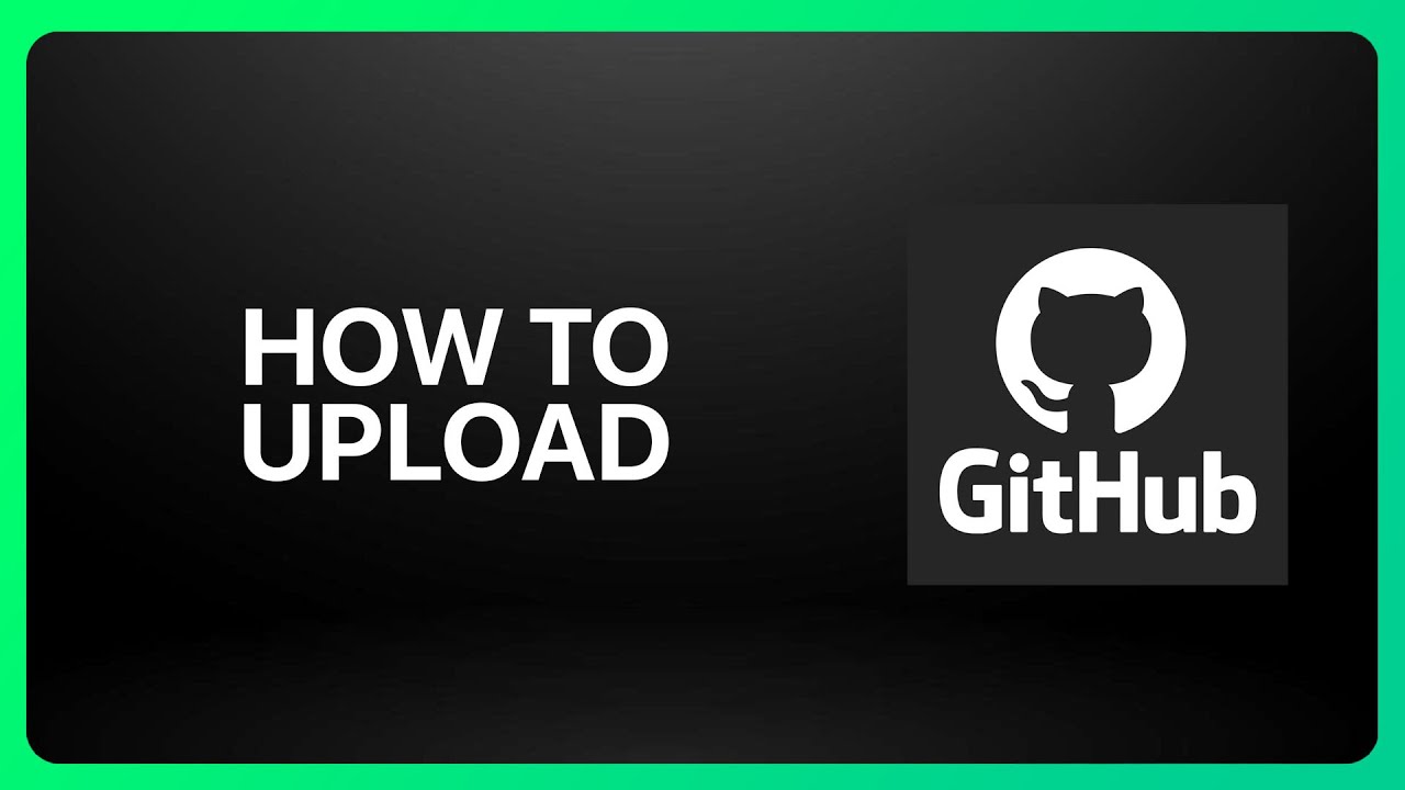 How To Upload On GitHub Tutorial - YouTube