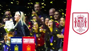 Los mejores momentos del fiestón de las CAMPEONAS de la NATIONS LEAGUE en Madrid