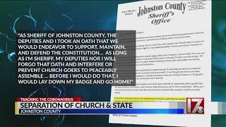 Johnston County sheriff won't 'interfere or prevent' churchgoers from assembling