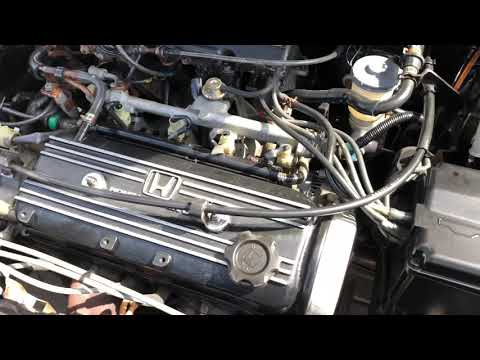 1987 Honda Civic Si Engine Running 