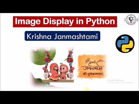 Display Image in Python ( Krishna Janmastami)