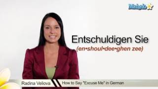 How to Say Excuse Me in German