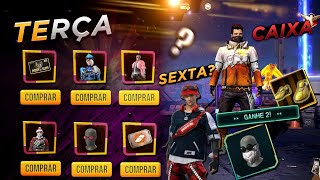 AMANHÃ!! PUNHO DE GELO, PACOTES FACT4 DE VOLTA, EVENTO FOOD TRUCK, COMBO TRIPLO E PASSE - FREE FIRE