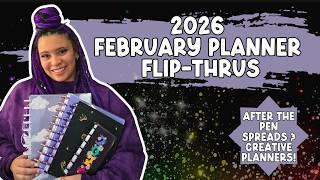 2026 February Planner Flip -Thru | After the Pen Spreads!