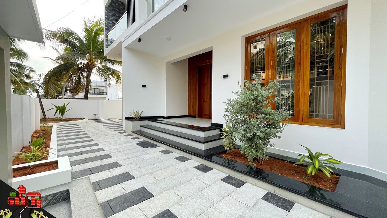 WOW 😍 வீடுண்ணா இப்படி கட்டணும்! High Cieling, Court Yard & Interior Garden உடன் 4BHK வீடு Veedu 524