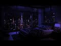 Dunkler Schlafzimmerregen - Ultimative Entspannung mit Regengeräuschen im Stadtbild 🌧️