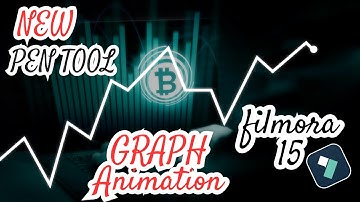Pen Tool - How To Create GRAPH Animation in FILMORA 15