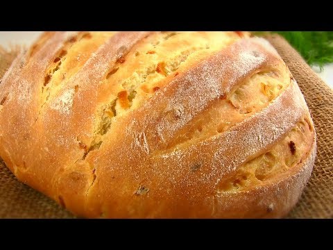 Видео рецепт Домашний хлеб с луком