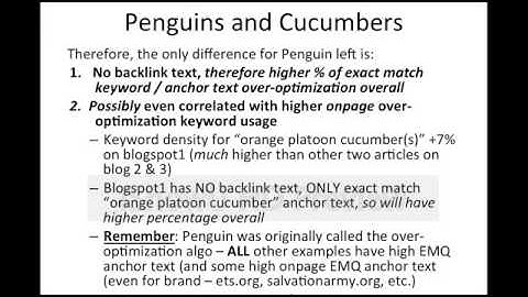 Mastering Google 2013 What Does Penguin 2.0 Look For?