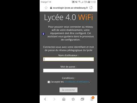 Grand Est - Lycée 4.0 - Connexion au Réseau Wifi - Android - 2