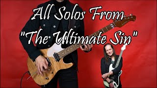 Jake E. Lee All Solos From “The Ultimate Sin” Album Cover