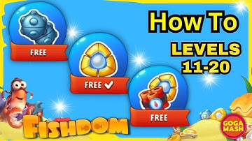 Fishdom How To Play Level 11 - 20 Step by Steps | Boosters | Lightening | Bombs | Dynamite
