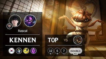 Kennen Top vs Cassiopeia - KR Challenger Patch 9.24