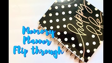 Happy Memory Planner Flip Through: Completed 2019