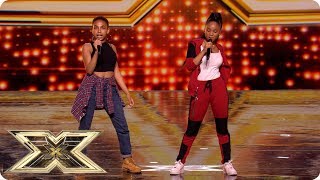 Double Trouble as Aaliyah Robinson & Acacia K UNITE! | Auditions Week 2 | The X Factor UK 2018