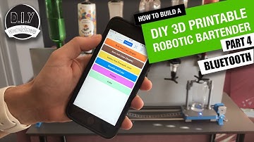 How to make an Arduino DIY Robotic Bartender - P4 Adding Bluetooth