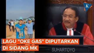 Momen Lagu “Oke Gas” Diputarkan dalam Sidang Sengketa Pilpres 2024 di MK