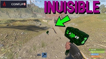 How to make people go invisible in rust.