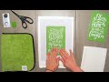 How to ink on tea towel  with magnolia design co