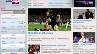 Eurosport for iPad screenshot 1