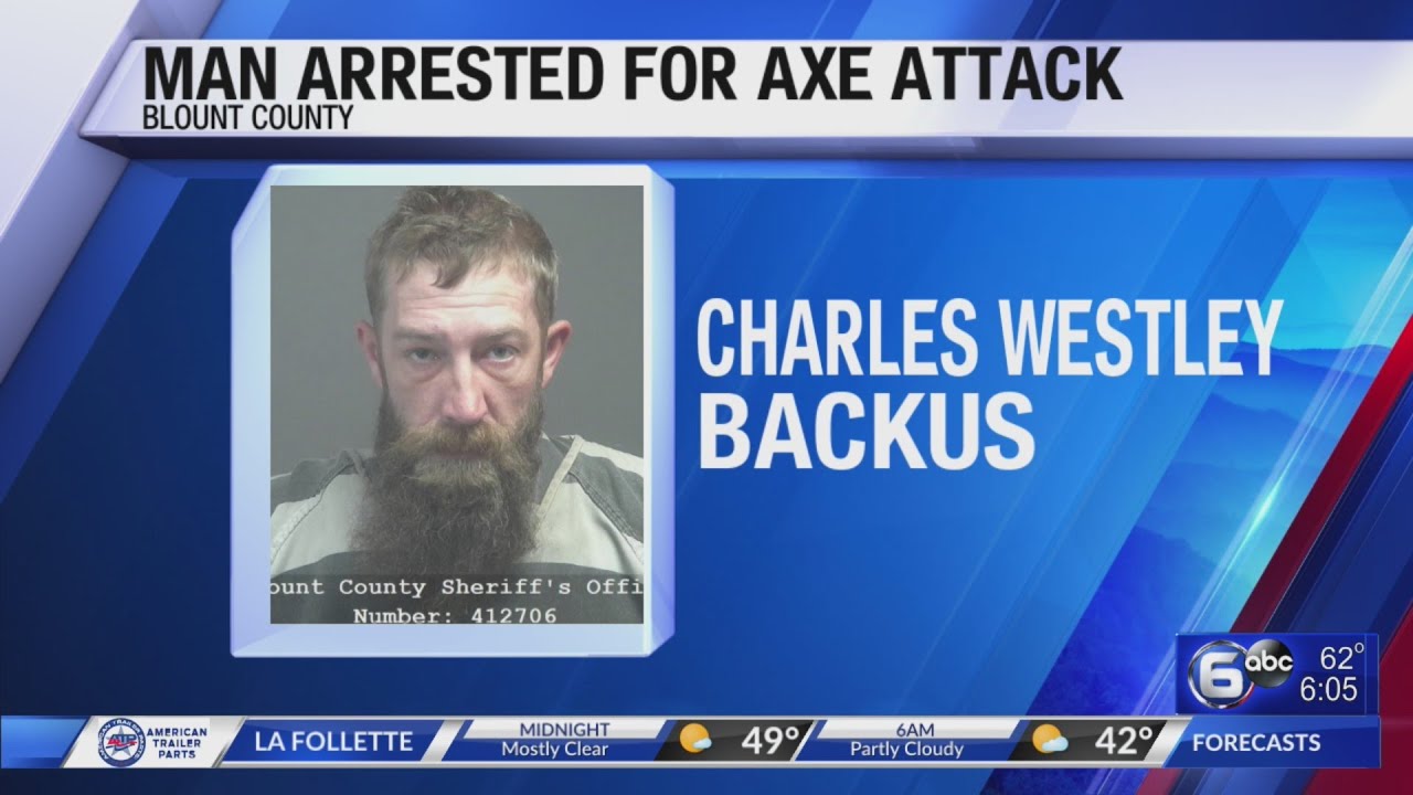 Man arrested for axe attack - YouTube