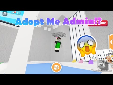 I Found An Adopt Me Admin Adoptme Roblox Youtube