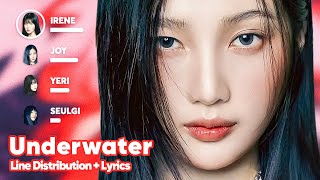 Red Velvet - Underwater (Line Distribution   Lyrics Karaoke) PATREON REQUESTED