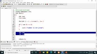 شرح program to find prime number in c++ with for loop