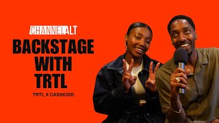 Backstage at Channel Alt Live with TRTL & CassKidd