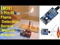 LM393 3 Pin IR Flame Detection Sensor Module | Fire Detector Infrared Receiver Module for Arduino