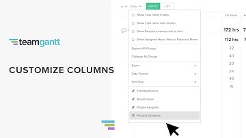 Customize Columns