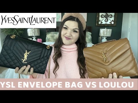 YSL Medium Envelope Bag VS. YSL Small LouLou Bag