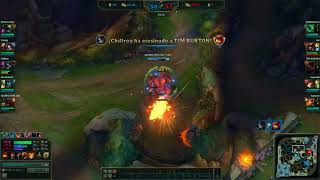 Ornn wall passing through a wall