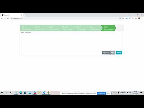 Angular 13 Step Form Wizard Working Demo