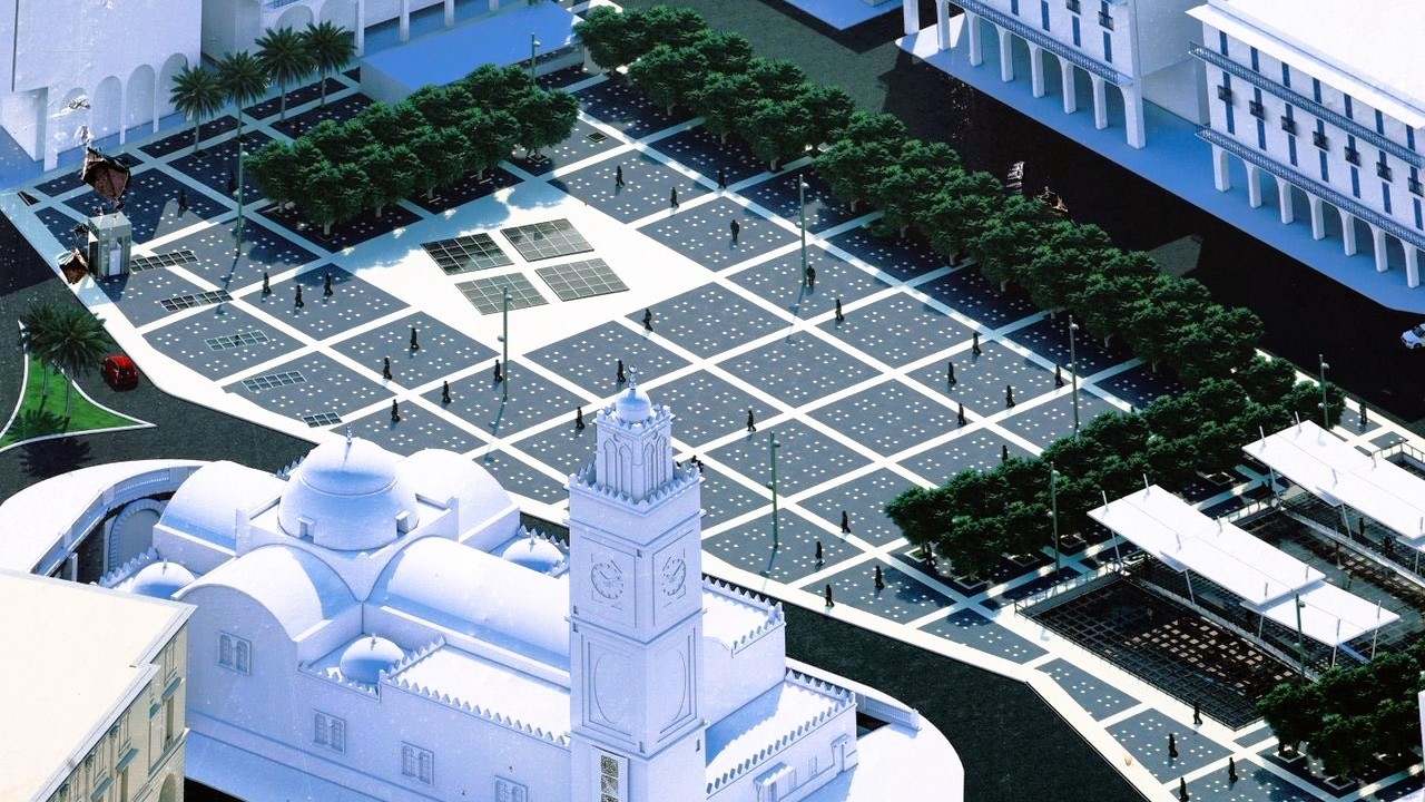 ضمن المخطط الأزرق: تابعو آخر زيارة للوزير لاشغال إعادة تهيئة وتجديد ساحة الشهداء PLACE DES MARTYRS