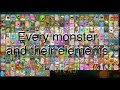 Every single monster in msm credits to msmpokegamer mixmastercorn kianmsm