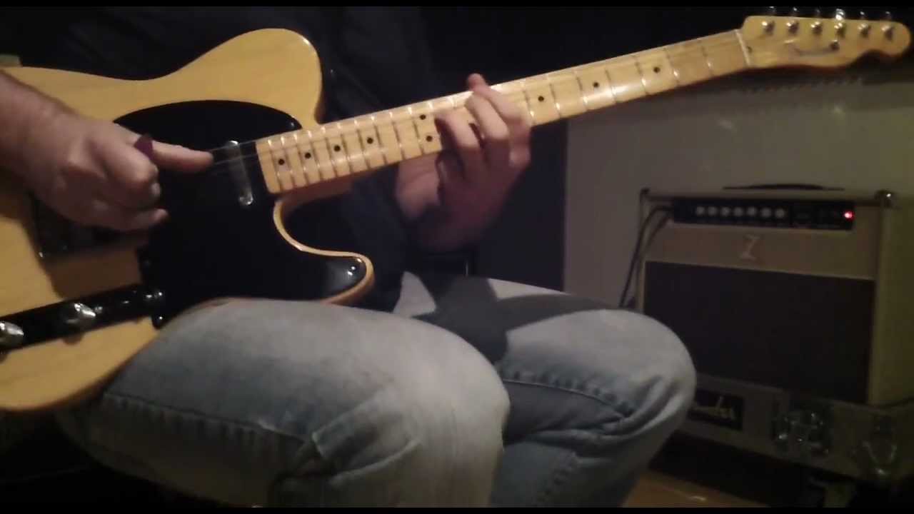 Fender 1952 reissue telecaster versatility demo by James mulvaney