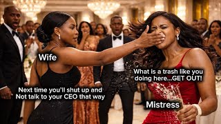 MISTRESS DENIES WIFE ENTRY INTO THE GALA, UNAWARE WIFE OWNS THE COMPANY–SHE GAVE HER A HOT SLAP AND…