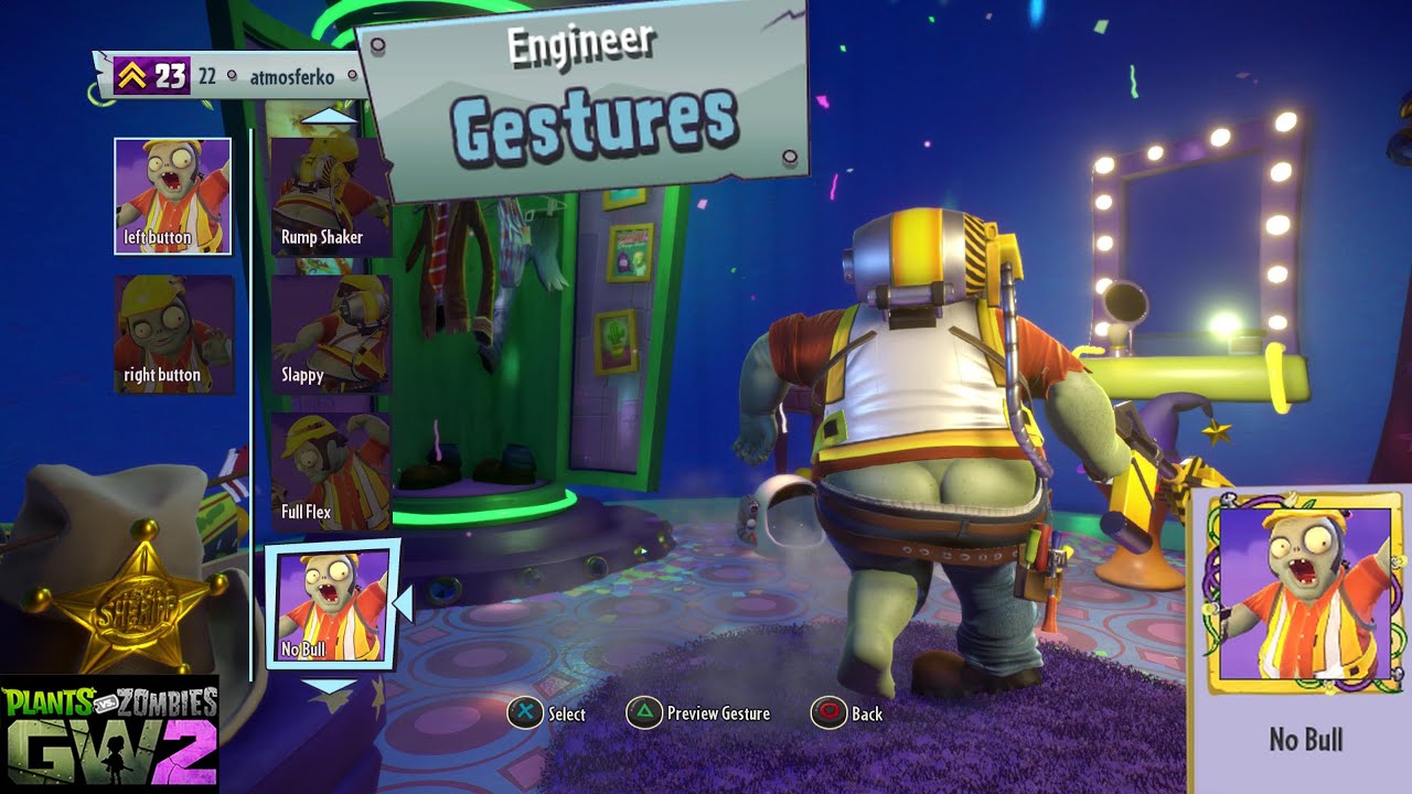 ALL ENGINEER GESTURES / Plants vs Zombies Garden Warfare 2 - YouTube
