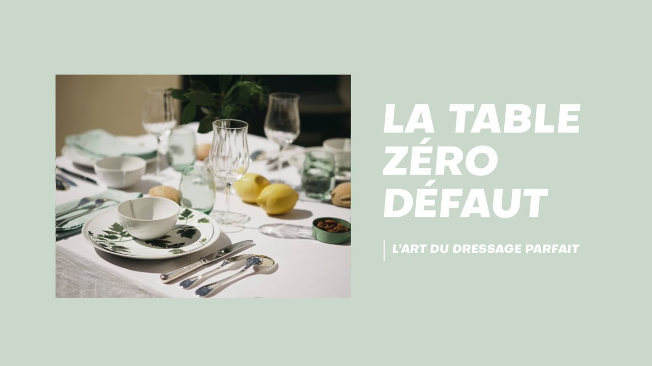 Les Arts de la Table - FOOD FACTS - Épisode 1 : Dresser une table zéro défaut avec Jérémy Côme