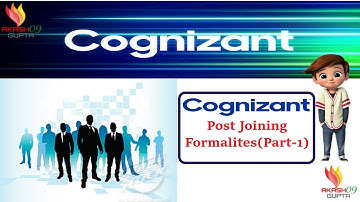Post Joining Formalities (Part - 1) Cognizant | Bank Details Update | In English | @Akash Gupta09