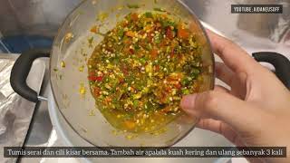 Resepi Mudah Ikan Masak Berlado  Cili Hijau